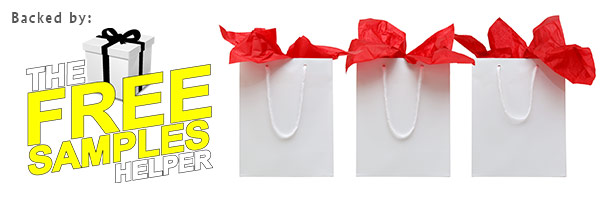 Backed By: Free Samples Helper. Gift bags.
