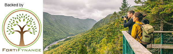 couple on hike backed by fortifynance