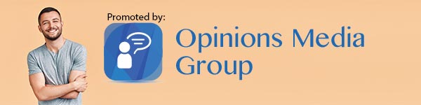 Promoted by Opinions Media Group - man smiling with folded arms